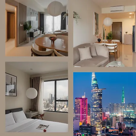 Soho Penthouse Floor 2Br View Bitexco L81 Bui Vien 500M 아파트 호텔